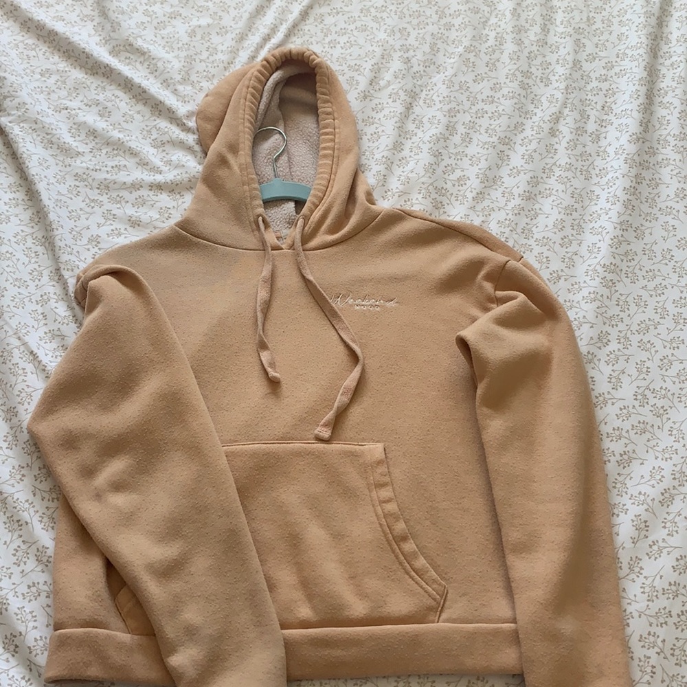 XS peach hoodie